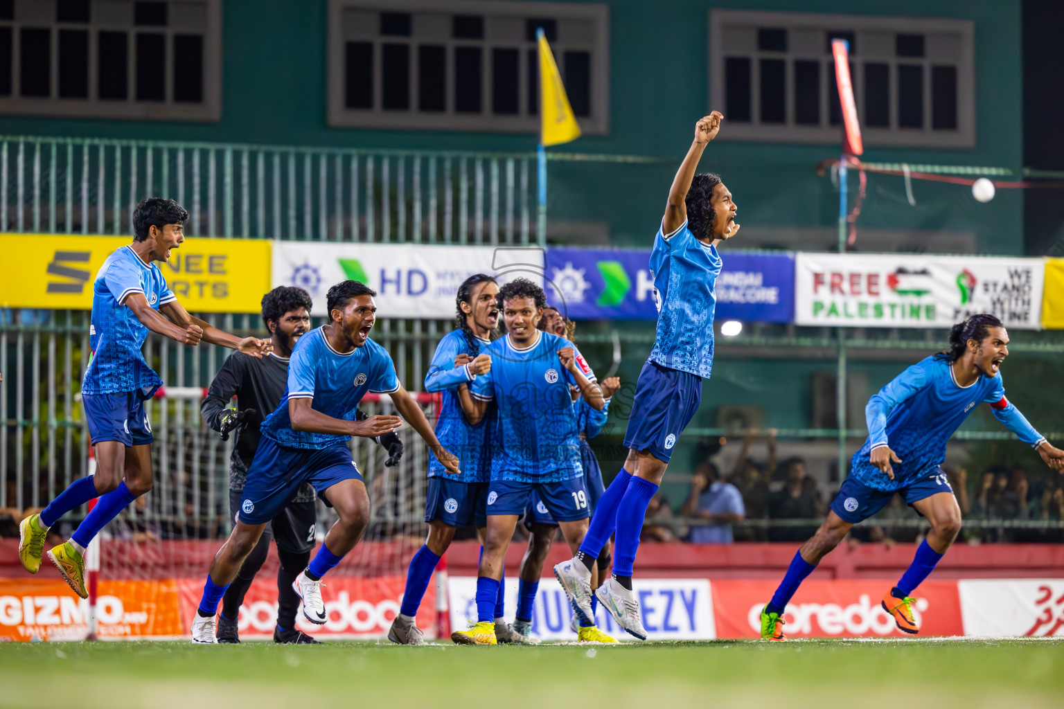 GA Dhevvadhoo vs GA Gemanafushi in Day 24 of Golden Futsal Challenge 2024 was held on Wednesday , 7th February 2024 in Hulhumale', Maldives
Photos: Ismail Thoriq / images.mv