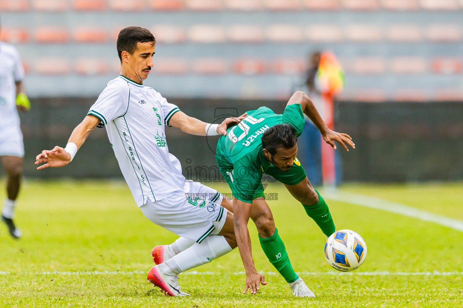 Maziya SC vs Al Arabi SC in AFC Challenge League 2025/26 Preliminary Stage was held at National Stadium in Male', Maldives on Tuesday, 12th August 2025. Photos: Areef Adam / images.mv