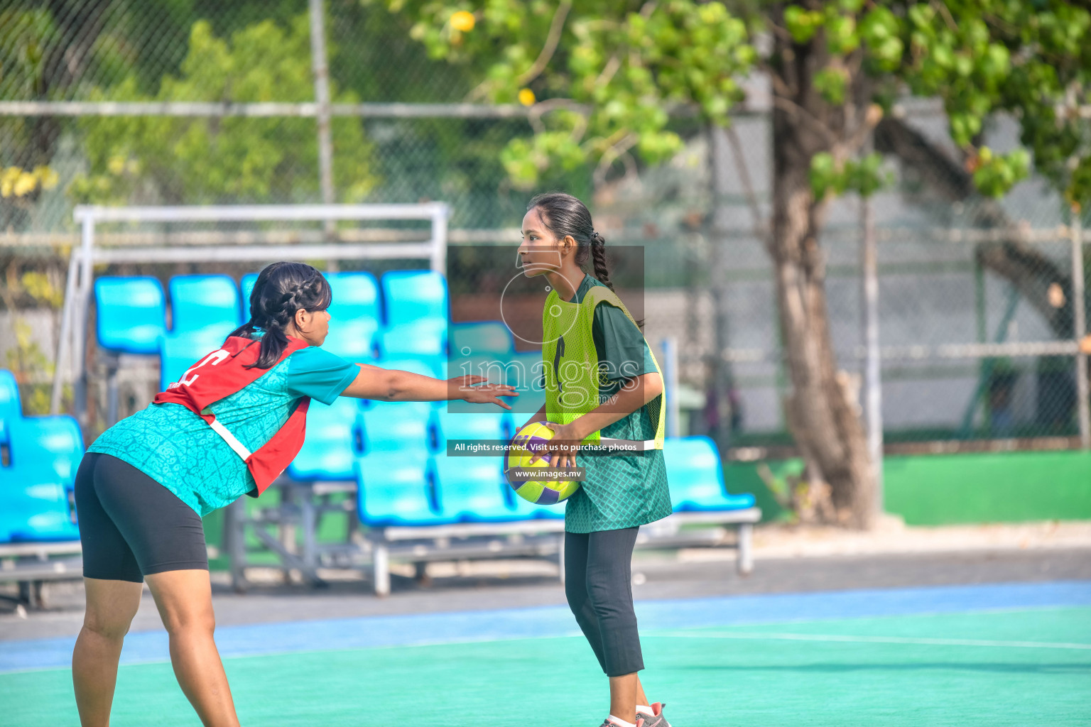 Day 11 of Junior Netball Championship 2022 held in Male', Maldives. Photos by Nausham Waheed