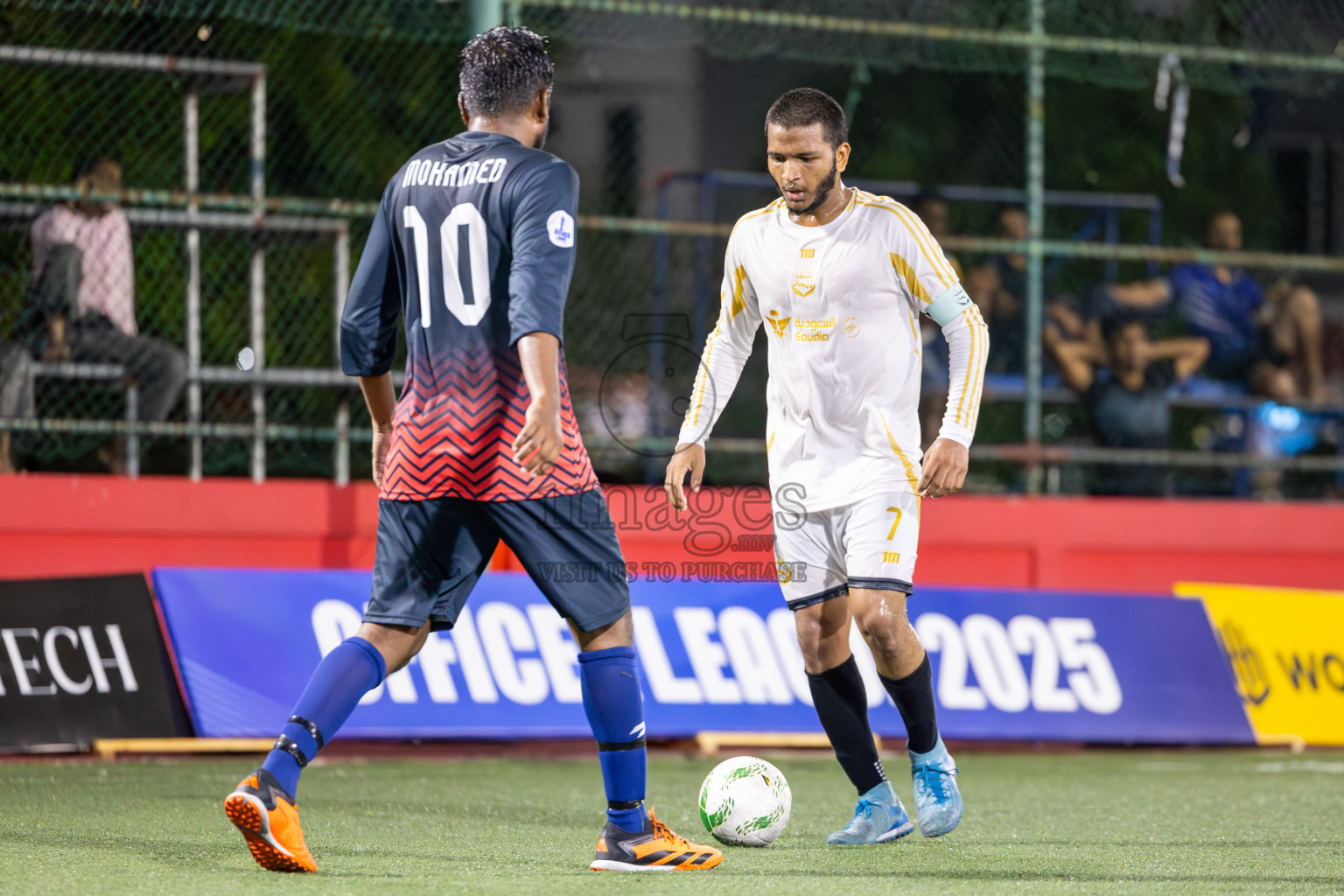 Club Apollo vs Club Hajj in Day 6 of Office League 2025 was held on Monday, 21st April 2025 in Hulhumale', Maldives. Photos: Ismail Thoriq / images.mv