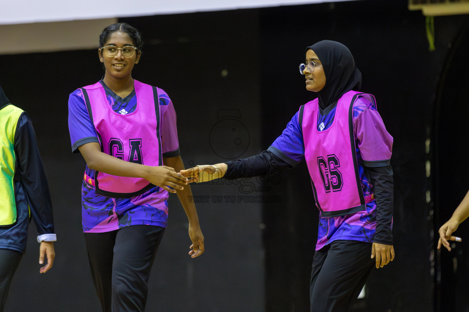 AIS  Netball academy vs N sports Academy in Day 3 of 3rd Netball Junior Championship, held at Social Center on Wednesday 22nd January 2025 . Photos: Shuu Abdul Sattar / images.mv