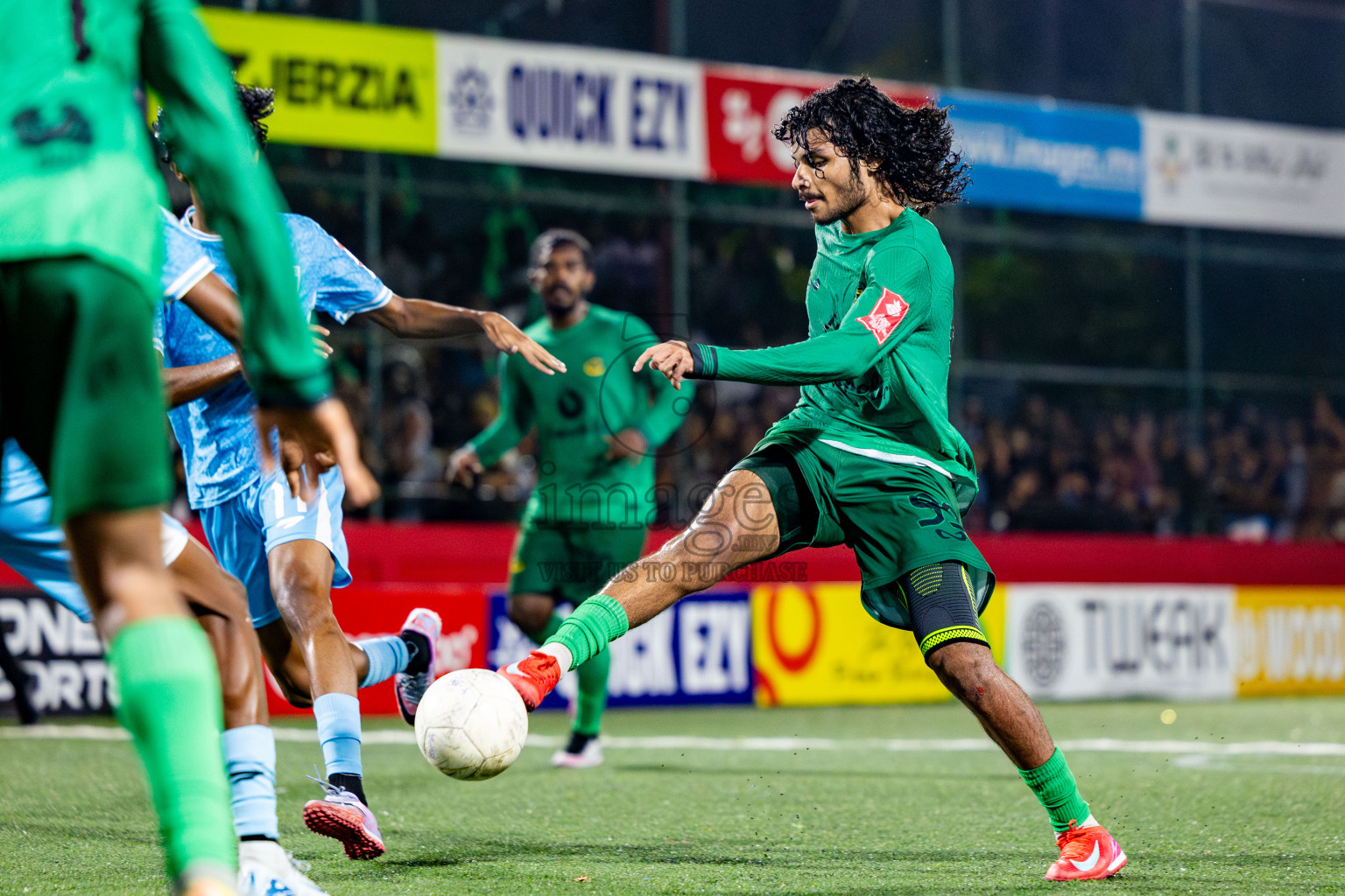 HA Dhidhdhoo vs HA Vashafaru in Haa Alif Atoll Finals Day 28 of Golden Futsal Challenge 2025 was held on Saturday , 1st February 2025, in Hulhumale', Maldives. Photos: Nausham Waheed / images.mv