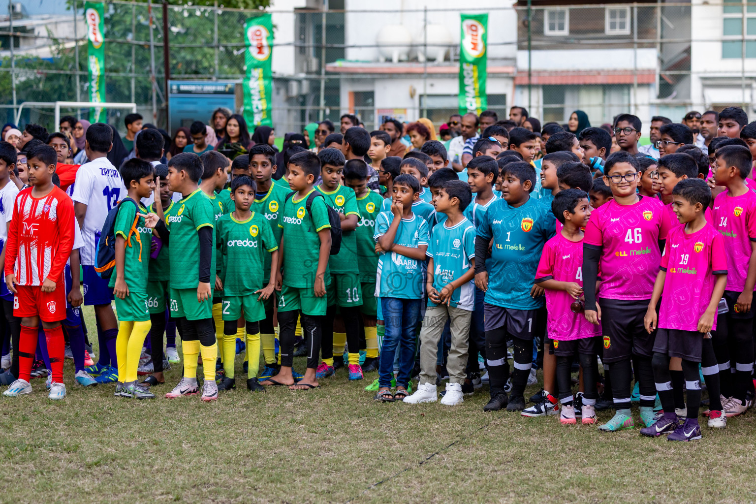 Day 3 of MILO Academy Championship 2025 (U-12) was held at Henveiru Stadium in Male', Maldives on Saturday, 3rd May 2025. Photos: Nausham Waheed / images.mv