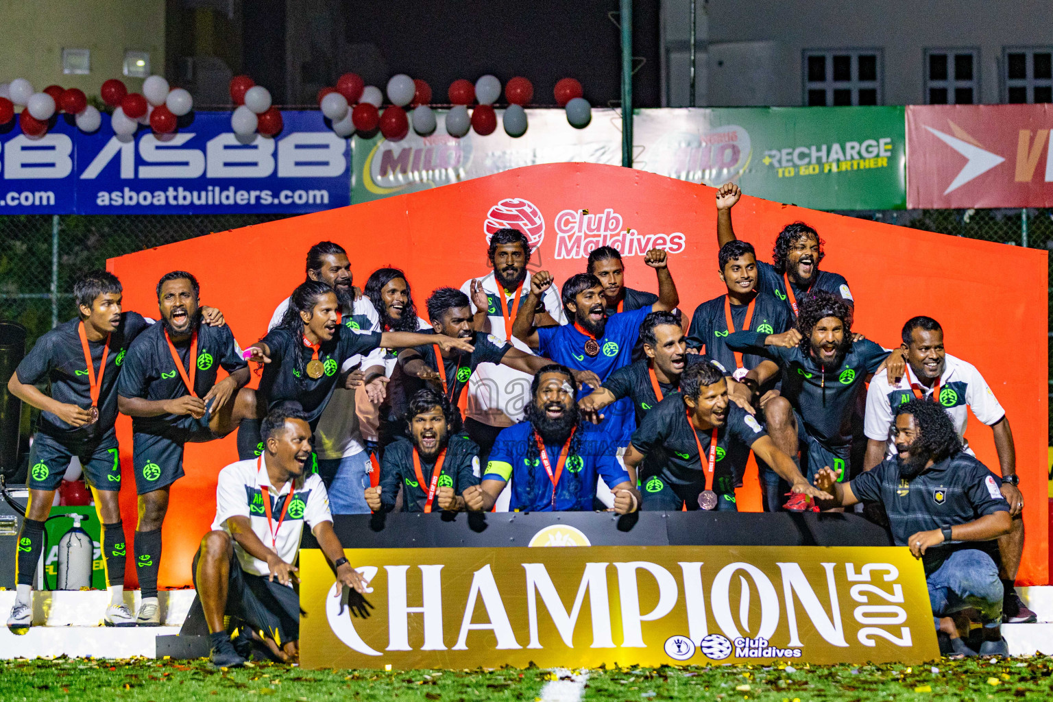 Road Recreation Club vs Club Combination SC Eydhafushi in Kings Cup Final of Club Maldives 2025 was held in Rehendhi Futsal Ground, Hulhumale', Maldives on Tuesday, 9th September 2025. Photos: Areef Adam / images.mv
