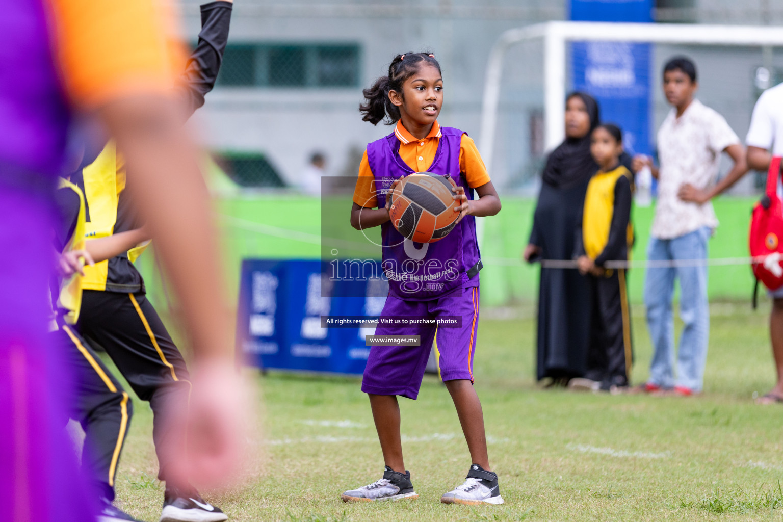 Day 2 of Nestle' Kids Netball Fiesta 2023 held in Henveyru Stadium, Male', Maldives on Thursday, 1st December 2023. Photos by Nausham Waheed / Images.mv