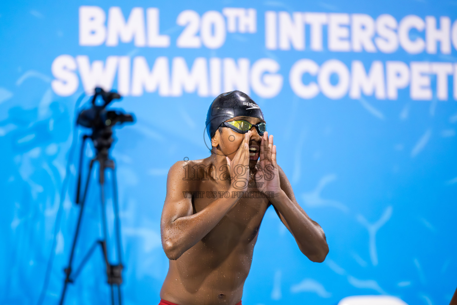 Day 2 of 20th BML Inter-school Swimming Competition 2024 held in Hulhumale', Maldives on Sunday, 13th October 2024. Photos: Ismail Thoriq / images.mv