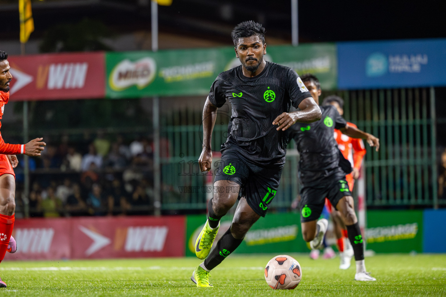 Road Recreation Club vs Club Combination SC Eydhafushi in Kings Cup Final of Club Maldives 2025 was held in Rehendhi Futsal Ground, Hulhumale', Maldives on Tuesday, 9th September 2025. Photos: Ismail Thoriq / images.mv