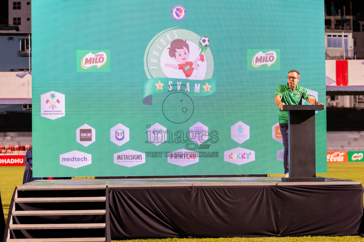 Inaugural Event of MILO SVAM Juniors 2025 (U8) was held at National Football Stadium, Male', Maldives on Monday, 23rd June 2025. Photos: Ismail Thoriq / images.mv