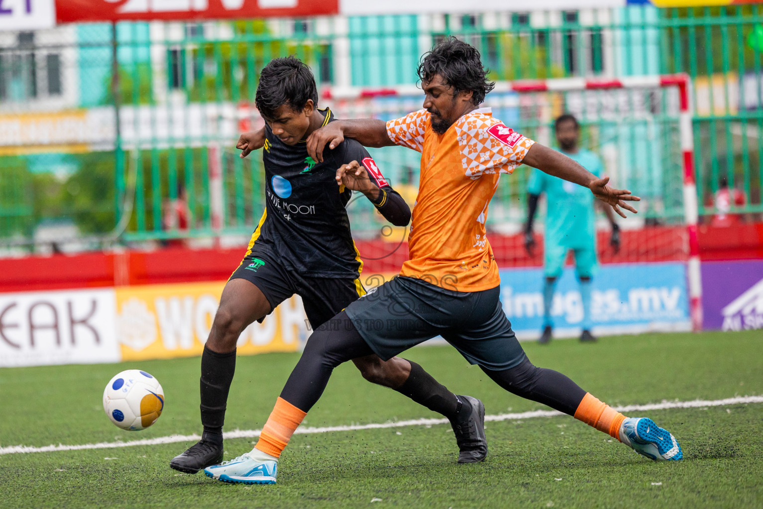 ADh Dhangethi vs ADh Hangnaameedhoo in Day 10 of Golden Futsal Challenge 2025 was held on Tuesday, 14th January 2025, in Hulhumale', Maldives Photos: Shuu Abdul Sattar / images.mv