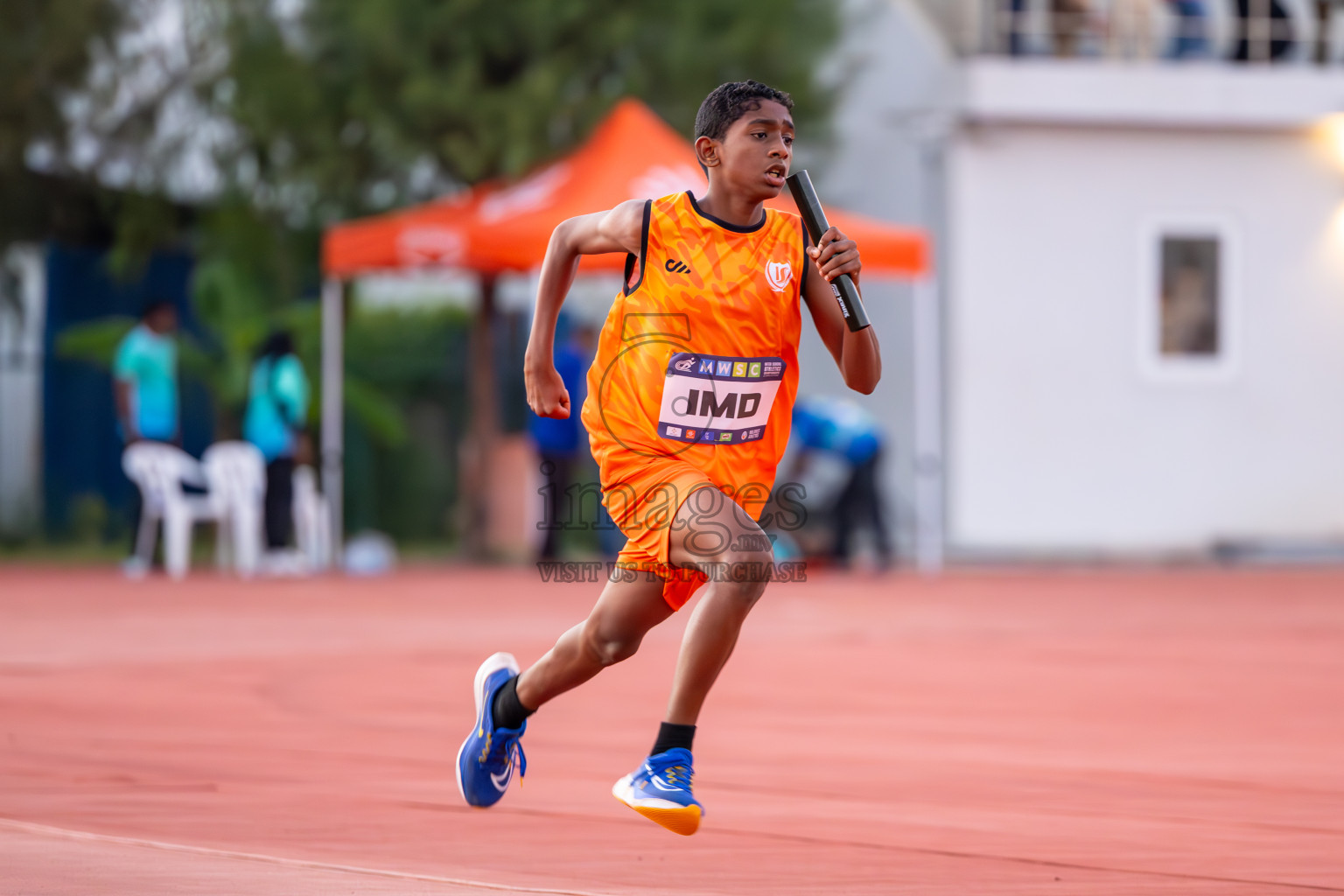 Day 4 of MWSC Interschool Athletics Championships 2024 held in Hulhumale Running Track, Hulhumale, Maldives on Tuesday, 12th November 2024. Photos by: Ismail Thoriq / Images.mv