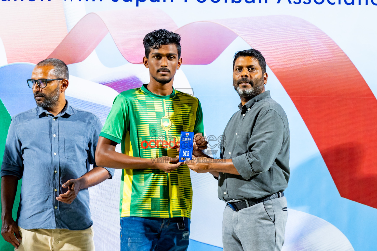 Super United Sports vs TC Sports Club in the Final of Under 19 Youth Championship 2024 was held at National Stadium in Male', Maldives on Monday, 1st July 2024. Photos: Nausham Waheed / images.mv