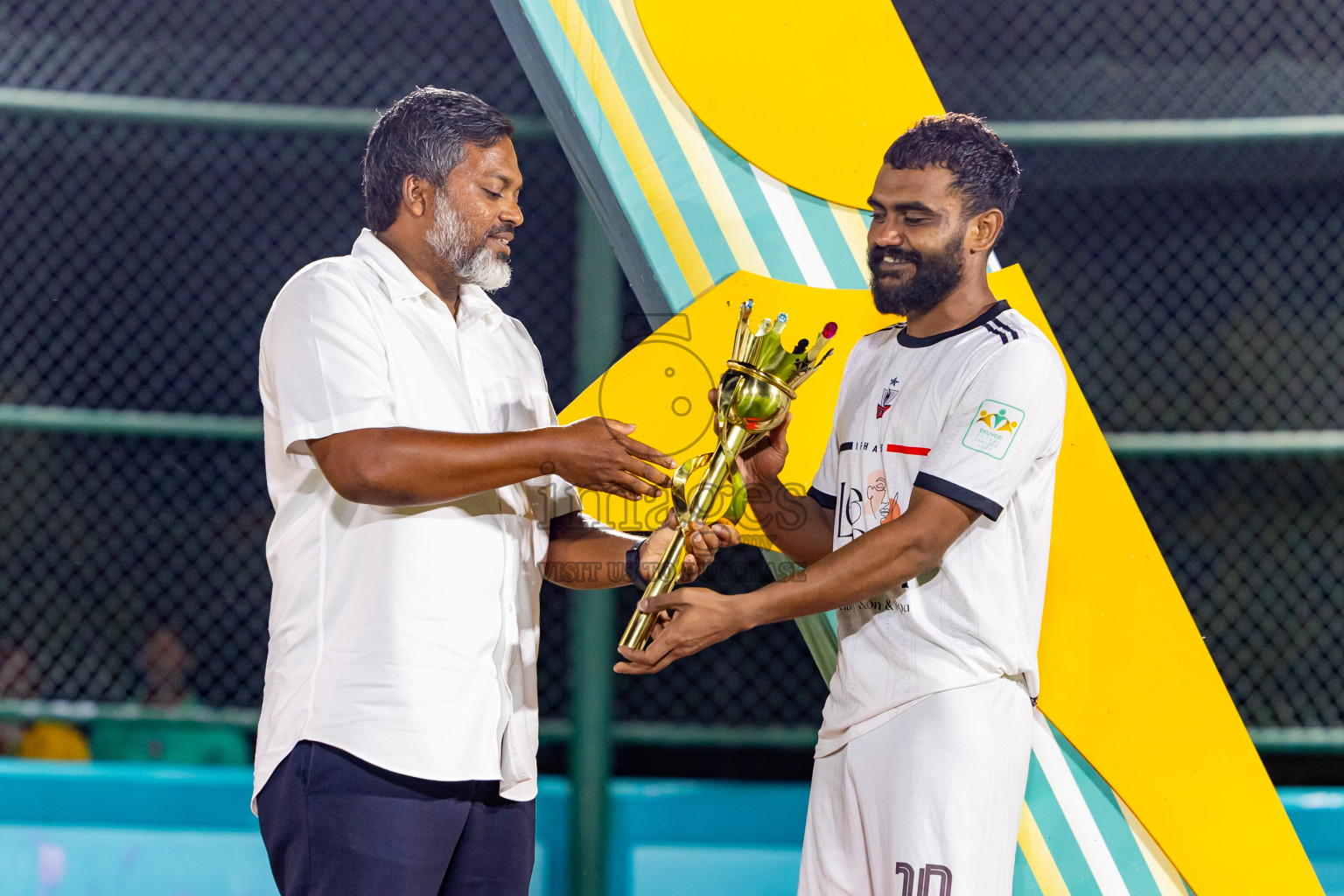 Ifhaams vs Dee Cee Jay SC in Final of Laamehi Dhiggaru Ekuveri Futsal Challenge 2025 was held on Tuesday, 29th July 2025, at Dhiggaru Futsal Ground, Dhiggaru, Maldives Photos: Nausham Waheed  / images.mv
