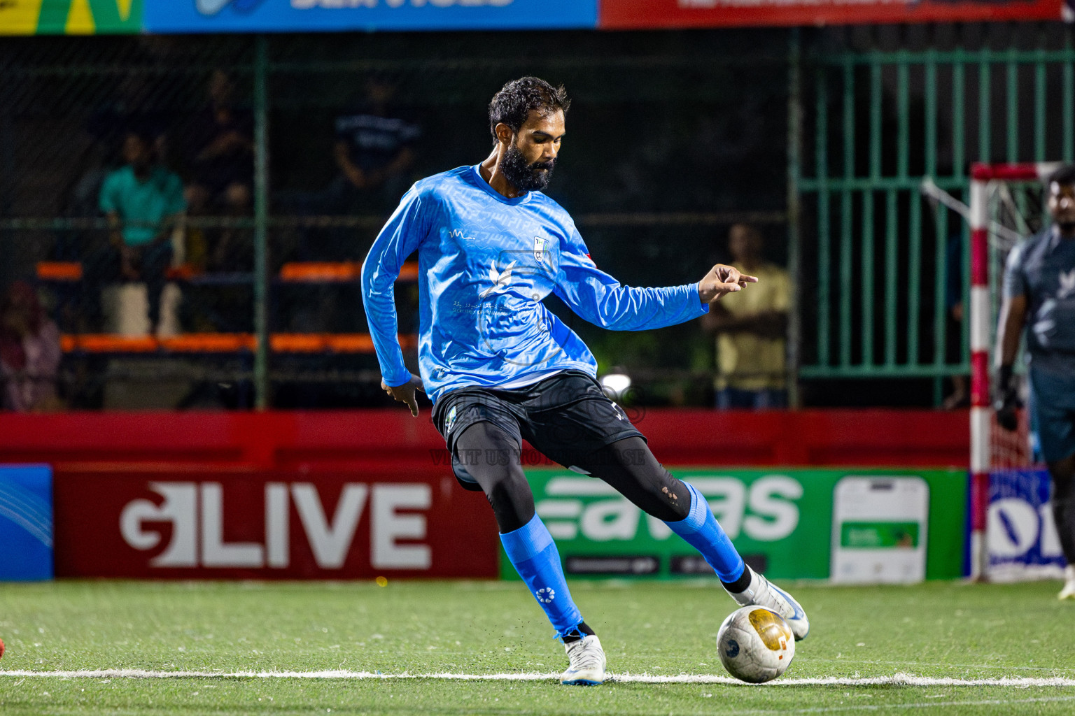 HDh Hanimaadhoo vs HDh Finey in Day 17 of Golden Futsal Challenge 2025 was held on Tuesday, 21st January 2025, in Hulhumale', Maldives. Photos: Nausham Waheed / images.mv