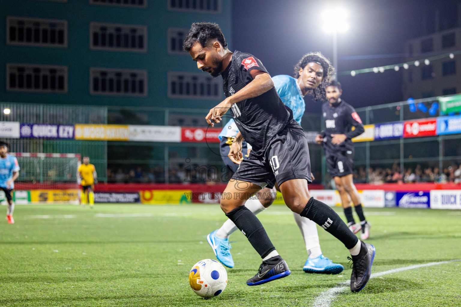 K Maafushi vs K Kaashidhoo in zone round on Day 31 of Golden Futsal Challenge 2025 was held on Tuesday , 4th February 2025, in Hulhumale', Maldives. Photos: Nausham Waheed / images.mv