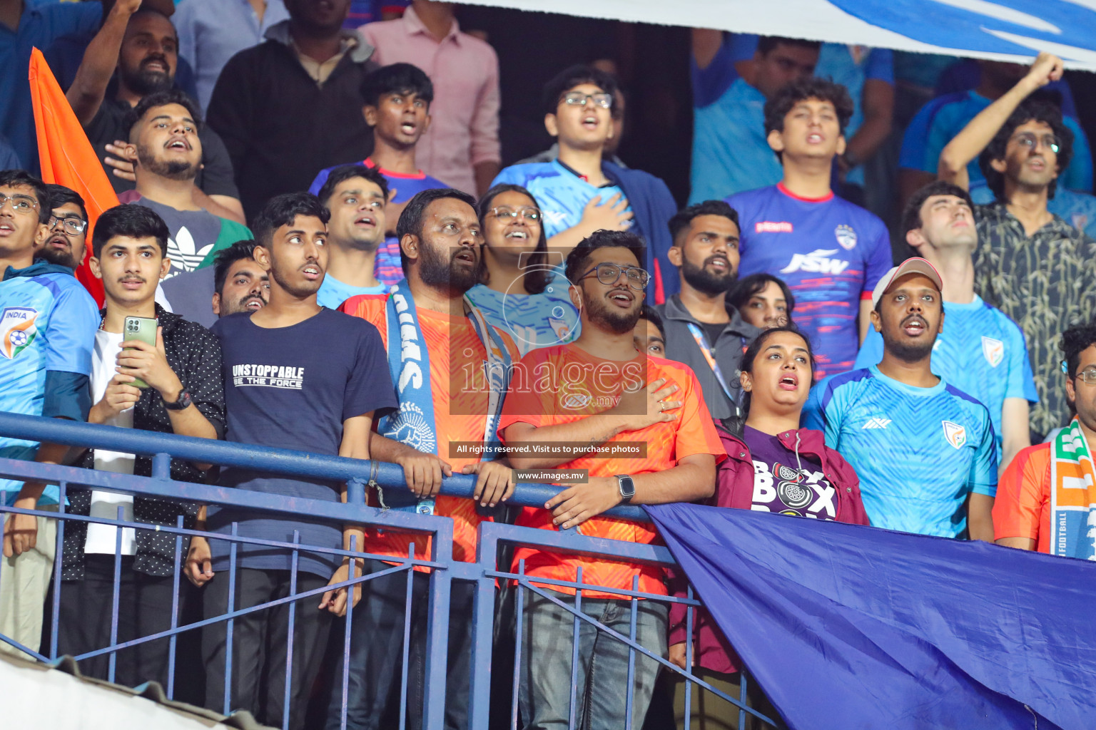 Kuwait vs India in the Final of SAFF Championship 2023 held in Sree Kanteerava Stadium, Bengaluru, India, on Tuesday, 4th July 2023. Photos: Nausham Waheed, Hassan Simah / images.mv