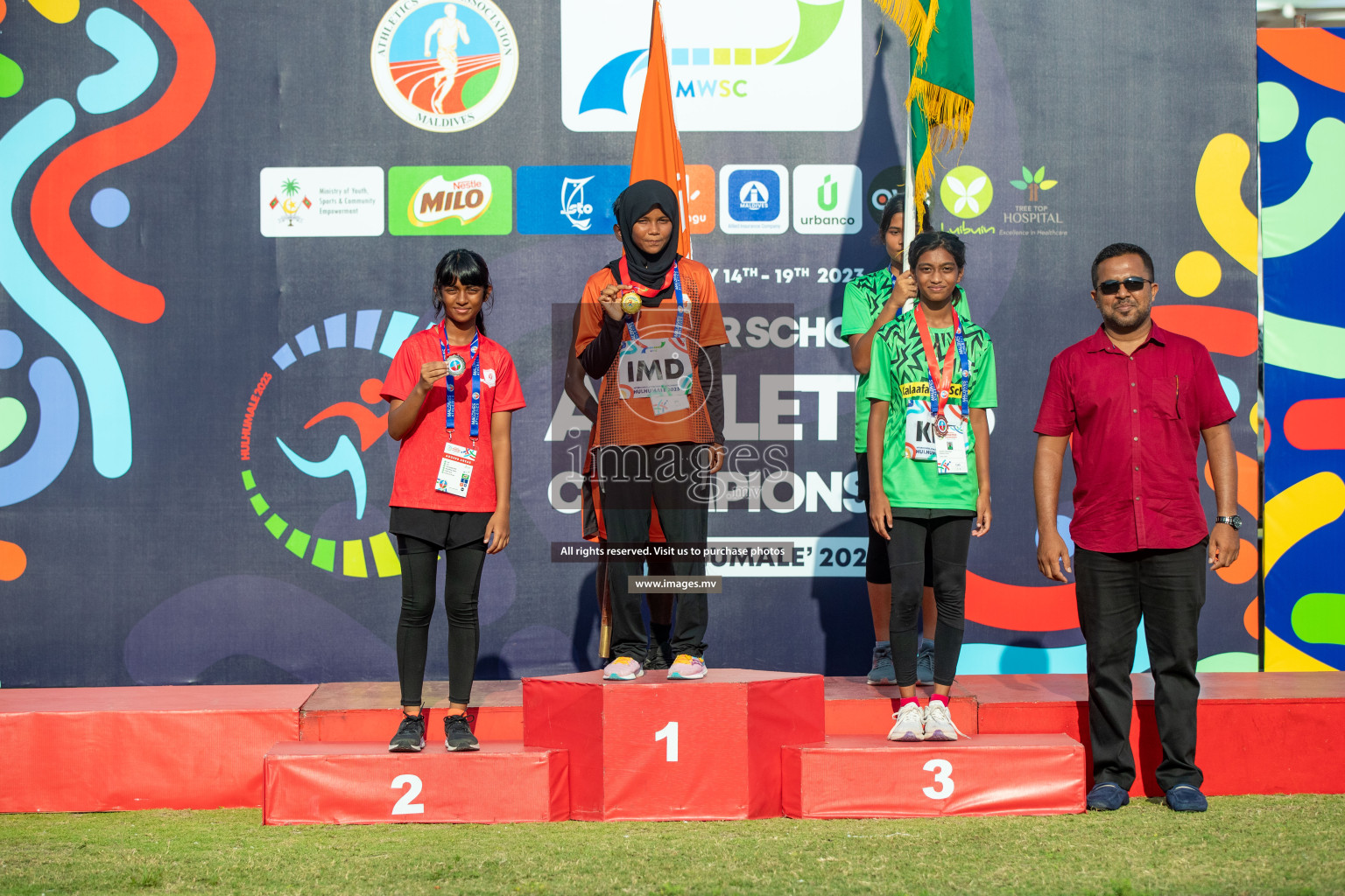 Final Day of Inter School Athletics Championship 2023 was held in Hulhumale' Running Track at Hulhumale', Maldives on Friday, 19th May 2023. Photos: Nausham Waheed / images.mv