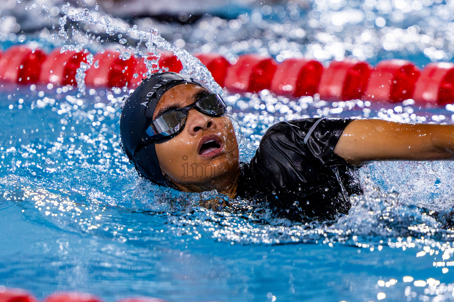 Day 2 of 20th Inter-school Swimming Competition 2024 held in Hulhumale', Maldives on Sunday, 13th October 2024. Photos: Nausham Waheed / images.mv