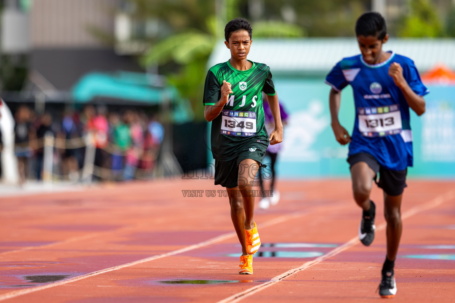 Day 2 of MWSC Interschool Athletics Championships 2024 held in Hulhumale Running Track, Hulhumale, Maldives on Sunday, 10th November 2024.
Photos by: Ismail Thoriq / Images.mv