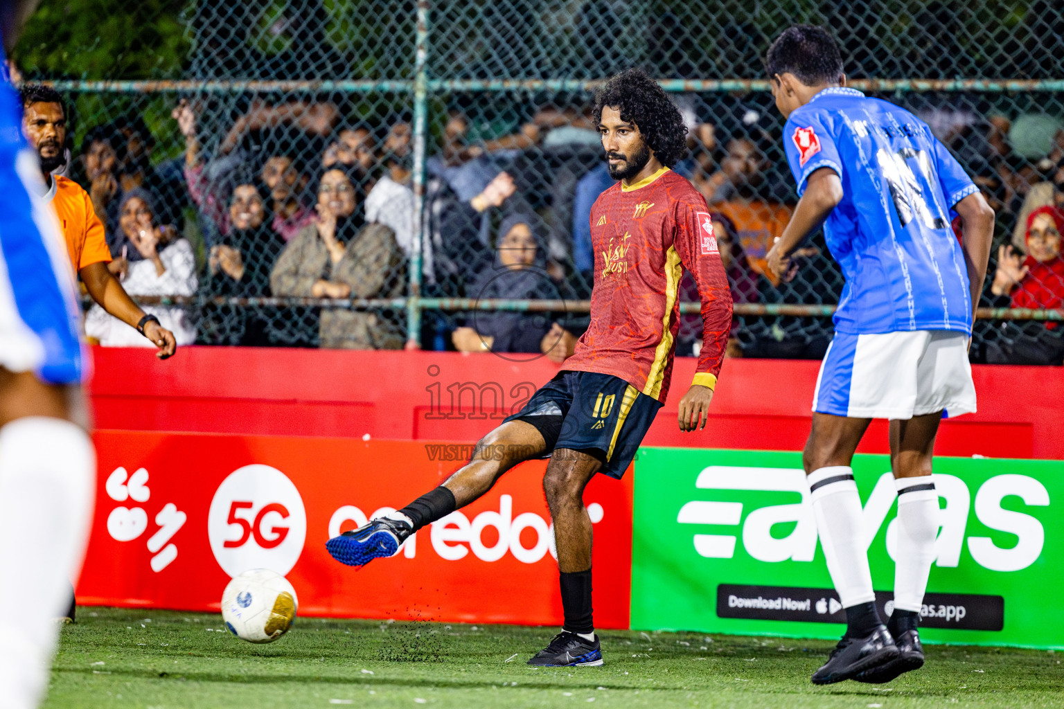 K Himmafushi vs K Maafushi on Day 18 of Golden Futsal Challenge 2025 was held on Thursday, 23rd January 2025, in Hulhumale', Maldives. Photos: Nausham Waheed / images.mv