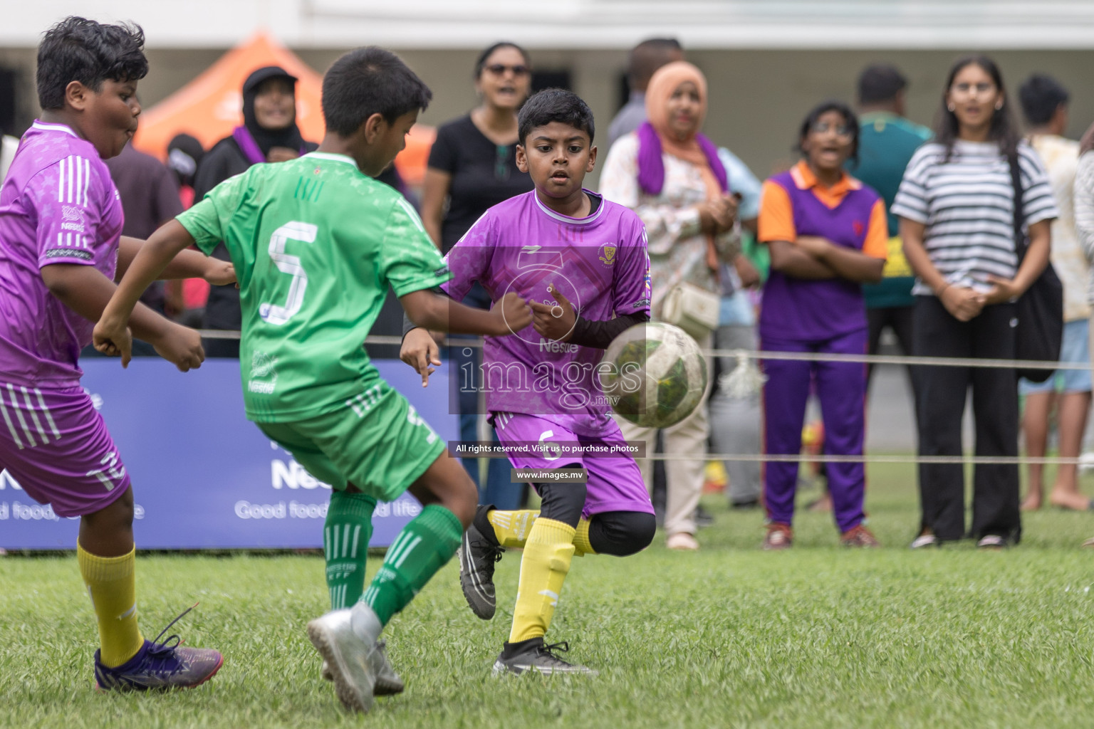 Day 1 of Nestle kids football fiesta, held in Henveyru Football Stadium, Male', Maldives on Wednesday, 11th October 2023 Photos: Shut Abdul Sattar/ Images.mv