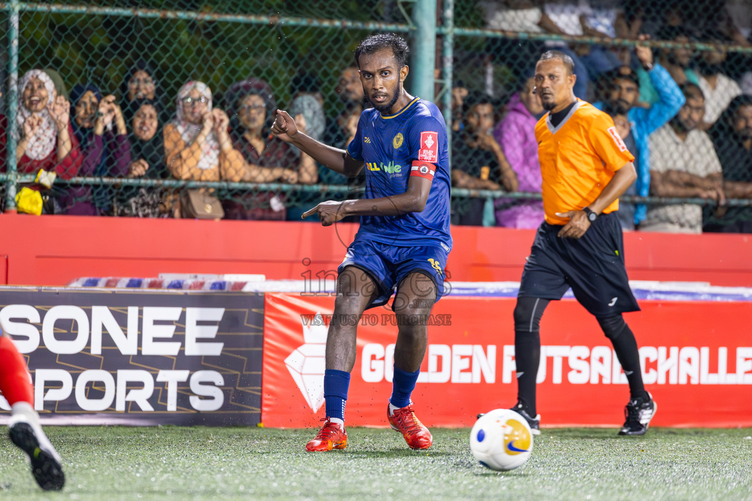HA Hoarafushi vs HA Maarandhoo in Day 9 of Golden Futsal Challenge 2025 was held on Monday, 13th January 2025, in Hulhumale', Maldives
Photos: Ismail Thoriq / images.mv