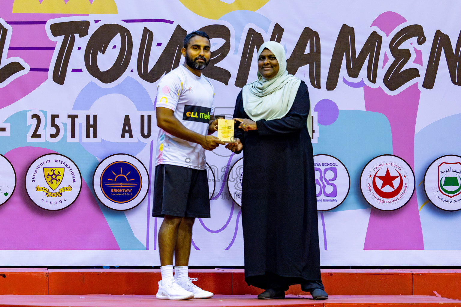 Closing Ceremony of Inter-school Netball Tournament held in Social Center at Male', Maldives on Monday, 26th August 2024. Photos: Hassan Simah / images.mv