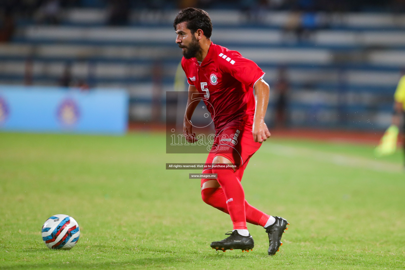 Lebanon vs India in the Semi-final of SAFF Championship 2023 held in Sree Kanteerava Stadium, Bengaluru, India, on Saturday, 1st July 2023. Photos: Nausham Waheed, Hassan Simah / images.mv