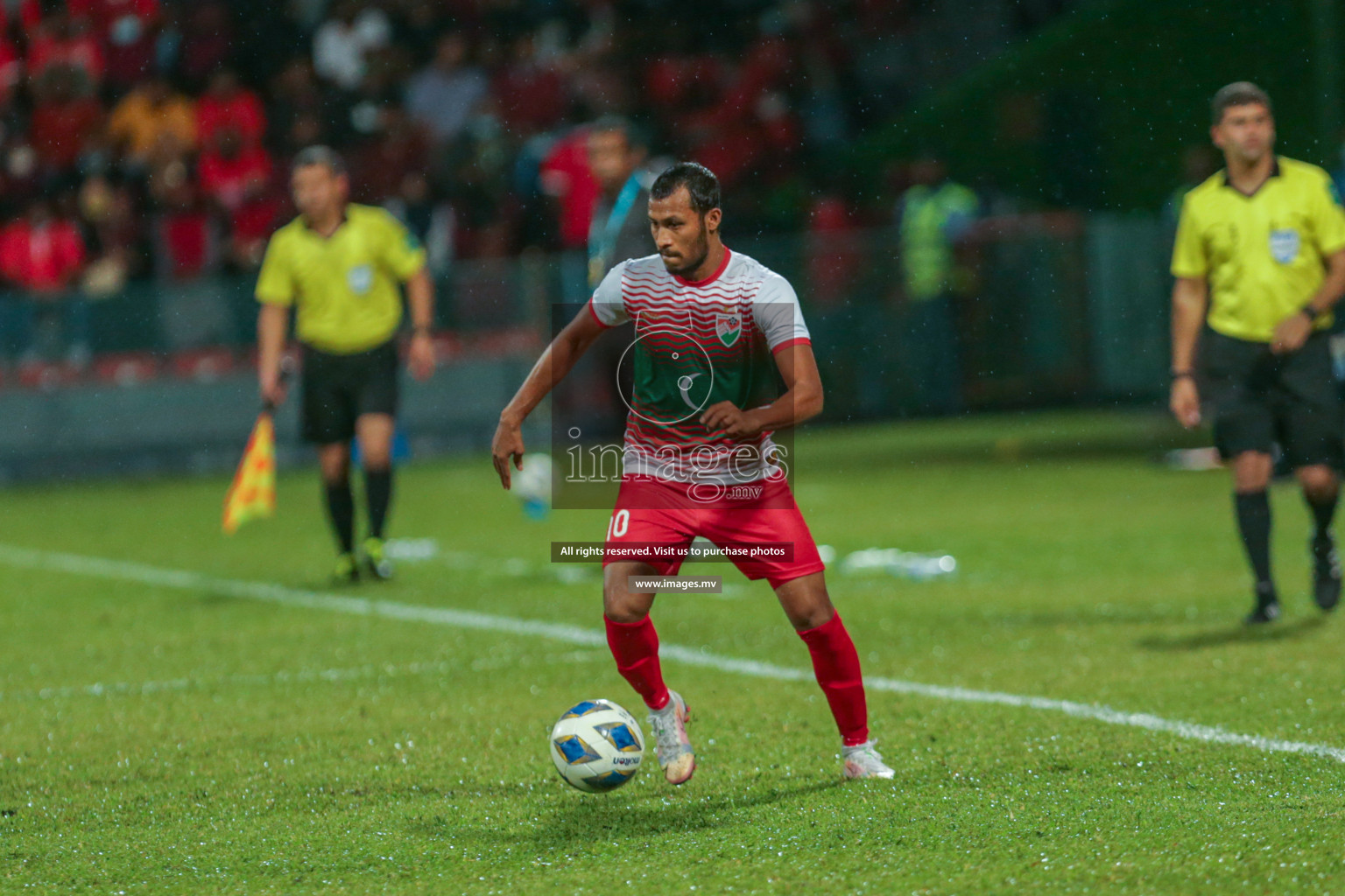 Maldives vs Nepal in SAFF Championship 2021 held on 1st October 2021 in Galolhu National Stadium, Male', Maldives