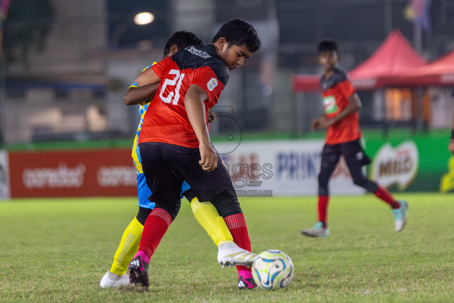 TC vs Valencia  (U12) in Day 5 of Dhivehi Youth League 2024 held at Henveiru Stadium on Friday 29th November 2024. Photos: Shuu Abdul Sattar/ Images.mv