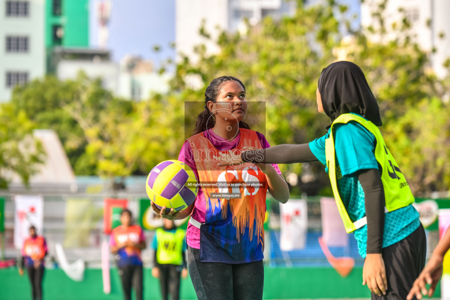 Day 6 of Junior Netball Championship 2022 on 10th March 2022 held in Male', Maldives. Photos by Nausham Waheed