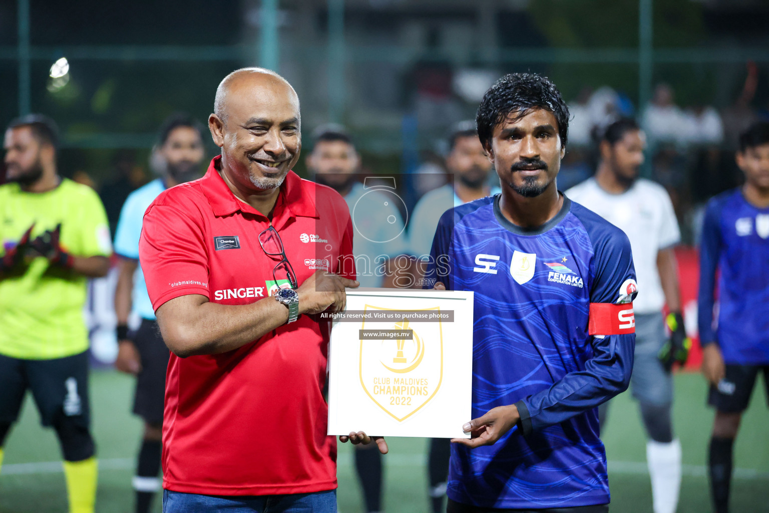 Team Fenaka vs Medianet in Club Maldives Cup 2023 held in Hulhumale, Maldives, on Sunday, 23rd July 2023 Photos: Nausham Waheed/ images.mv