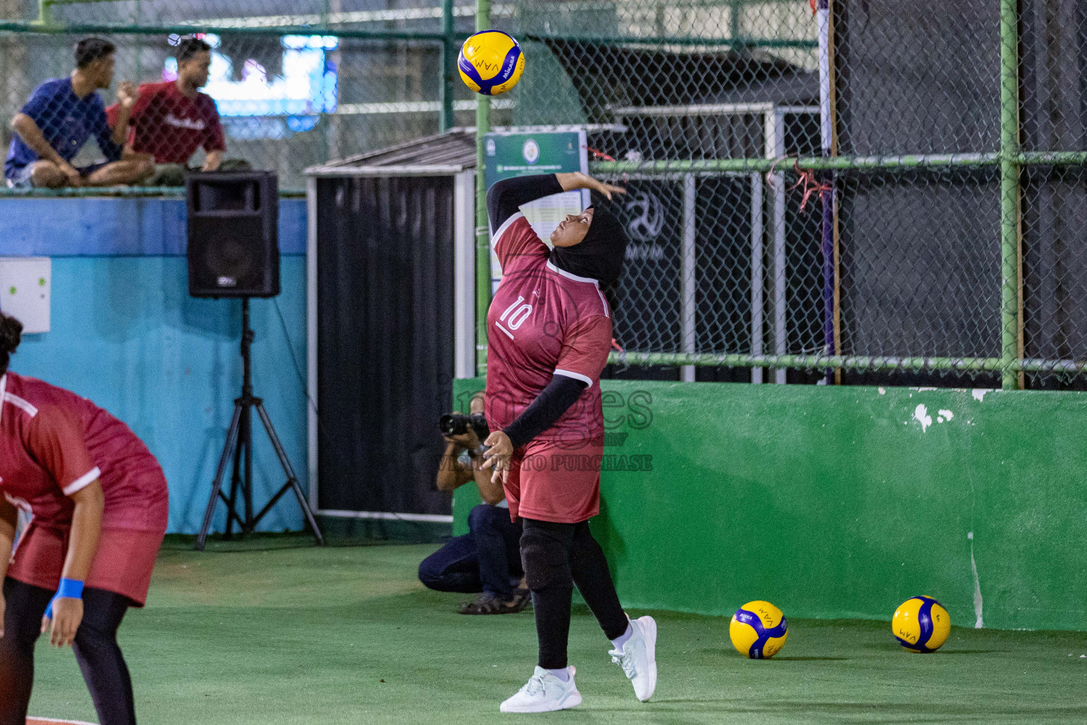 Island Ocean Club vs Club Rising Star Academy in Milo National Junior Volleyball Championship 2025 Day 3 was held on Monday, 24th November 2025 at Ekuveni Turf Court Male', Maldives. Photos: Areef Adam / images.mv