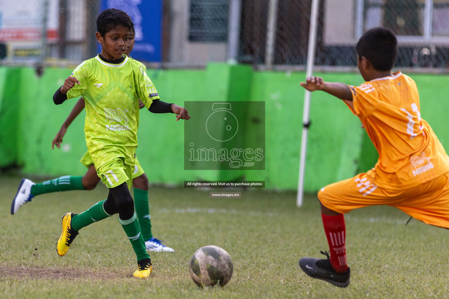 Day 3 of Nestle Kids Football Fiesta, held in Henveyru Football Stadium, Male', Maldives on Friday, 13th October 2023 Photos: Hassan Simah, Ismail Thoriq, Mohamed Mahfooz Moosa, Nausham Waheed / images.mv