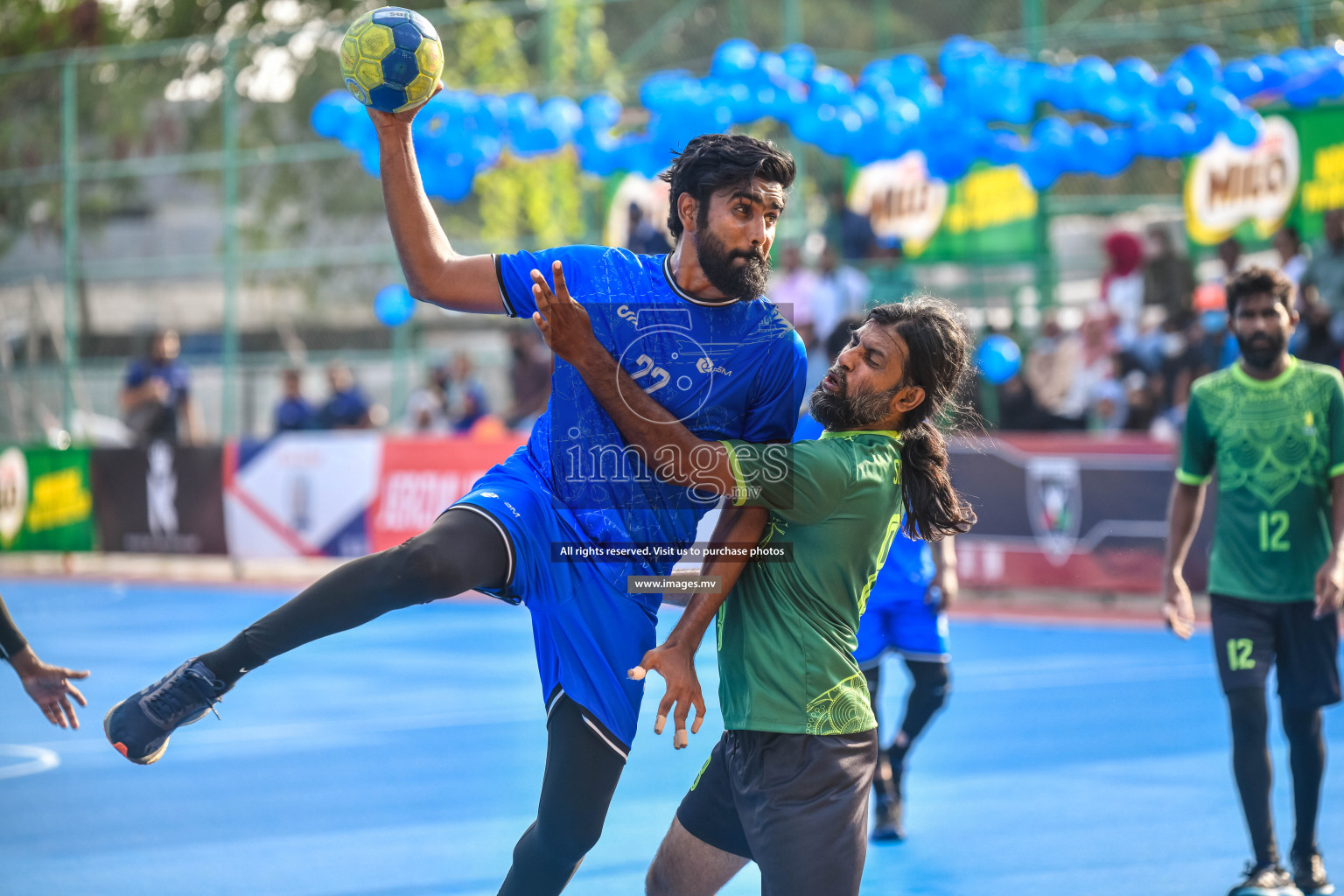 Day 11 of Milo 6th Inter Office Handball Tournament 2022 - Photos by Nausham Waheed