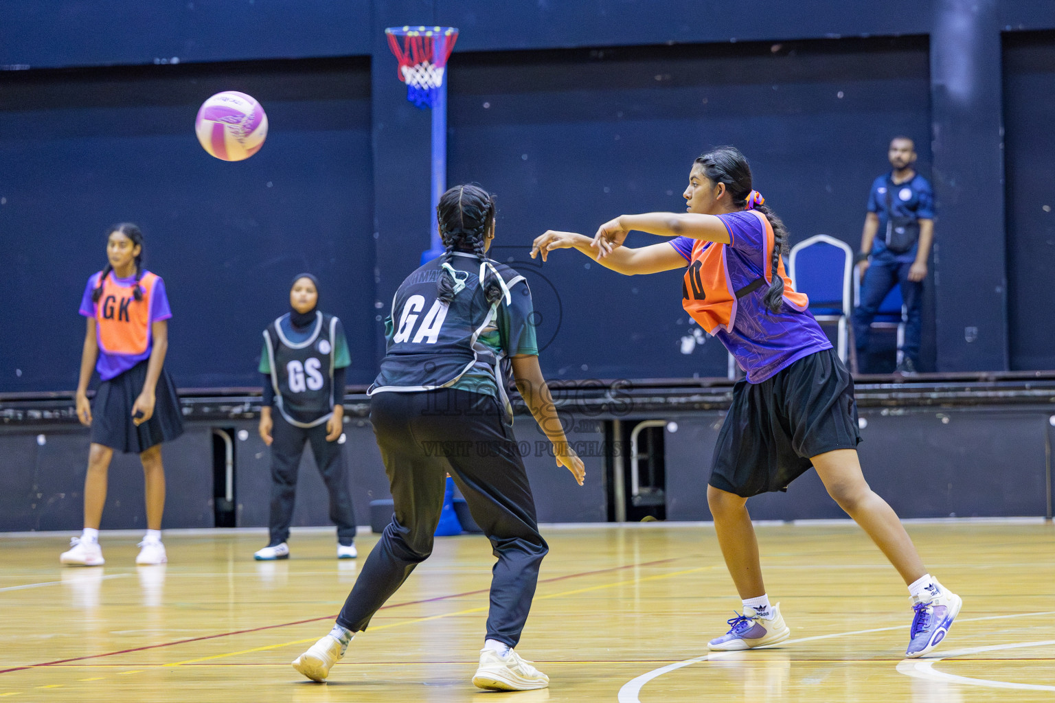 Day 15 of 26th Inter-School Netball Tournament 2025 was held in Social Center Indoor Hall on Thursday, 6th November 2025. Photos: Areef Adam / images.mv