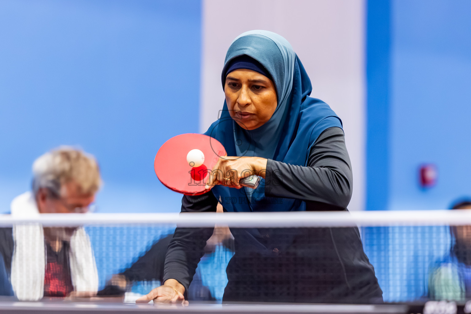 Day 3 of 1st Thoddoo Masters Table Tennis Tournament was held on Saturday, 23rd August 2025 in AA Thoddoo, Maldives. Photos: Nausham Waheed / images.mv
