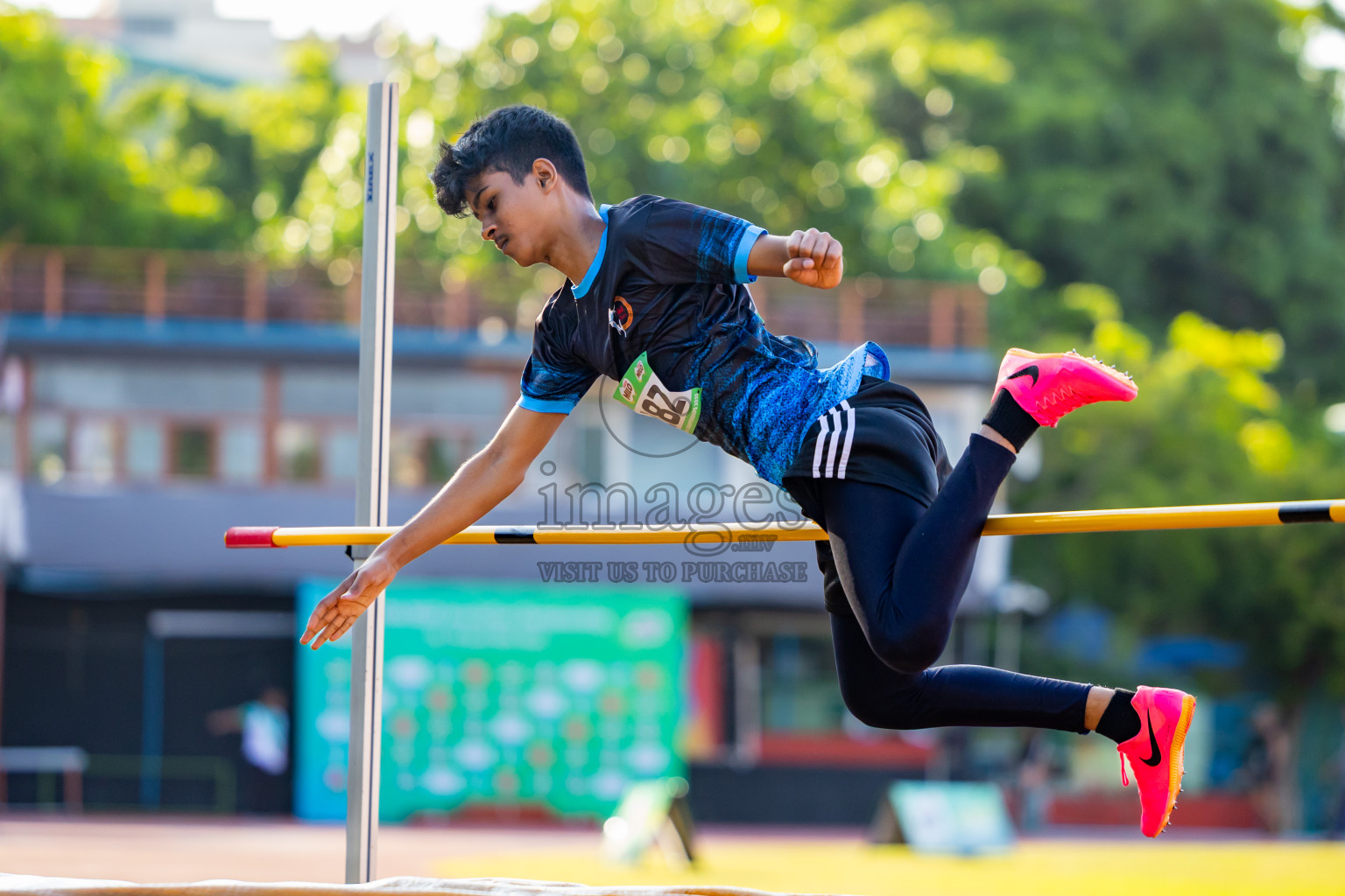 Day 1 of 12th Milo Association Championships was held in Ekuveni Track at Male', Maldives on Thursday, 24th April 2025. Photos: Nausham Waheed  / images.mv