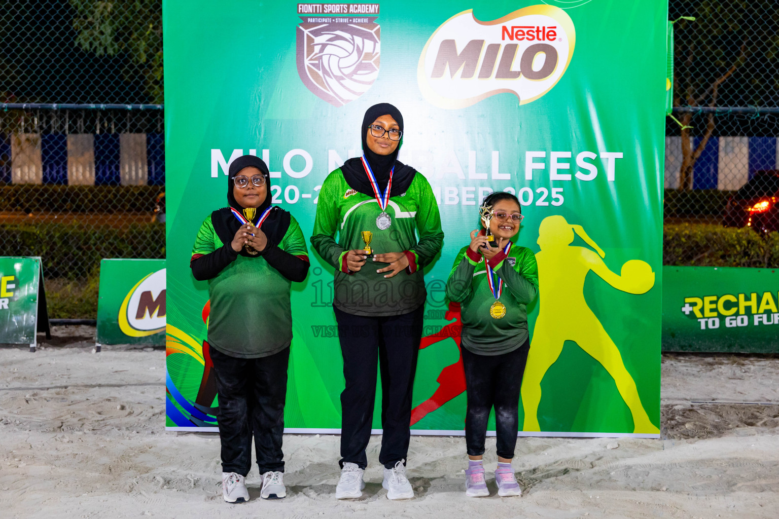 Day 2 of MILO Netball Fest 2025 was held in Cental Park, Hulhumale', Maldives on Friday, 21st November 2025. Photos: Nausham Waheed / images.mv