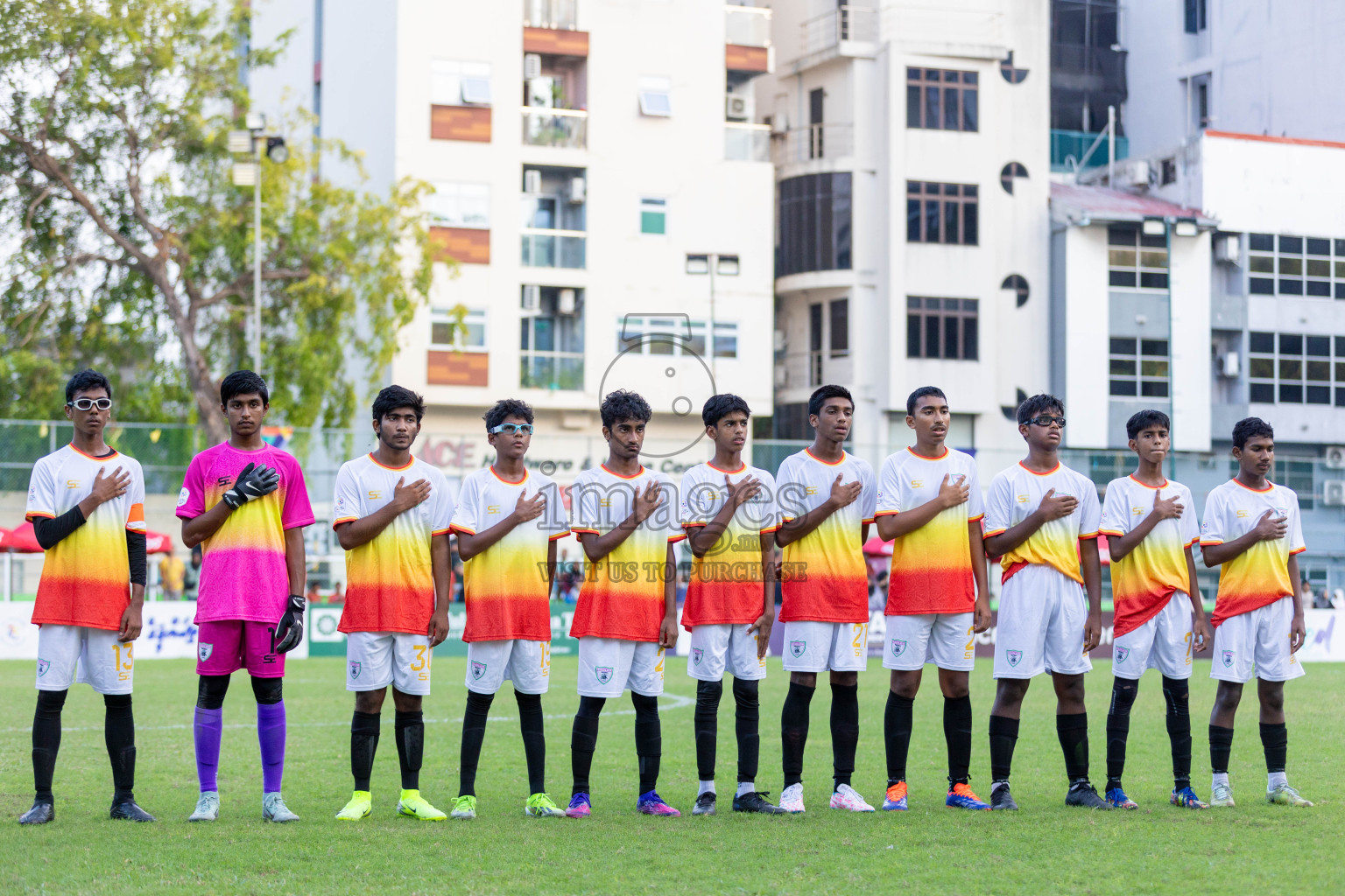 Club Eagles vs Super United Sports (U14) in Day 4 of Dhivehi Youth League 2024 held at Henveiru Stadium on Thursday, 28th November 2024. Photos: Shuu Abdul Sattar/ Images.mv