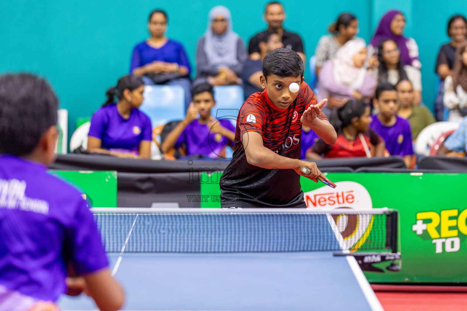 Day 8 of Interschool Table Tennis Tournament 2025 held at Male' TT Hall, Male', Maldives on Thursday, 22nd May 2025.
Photos by: Ismail Thoriq / images.mv