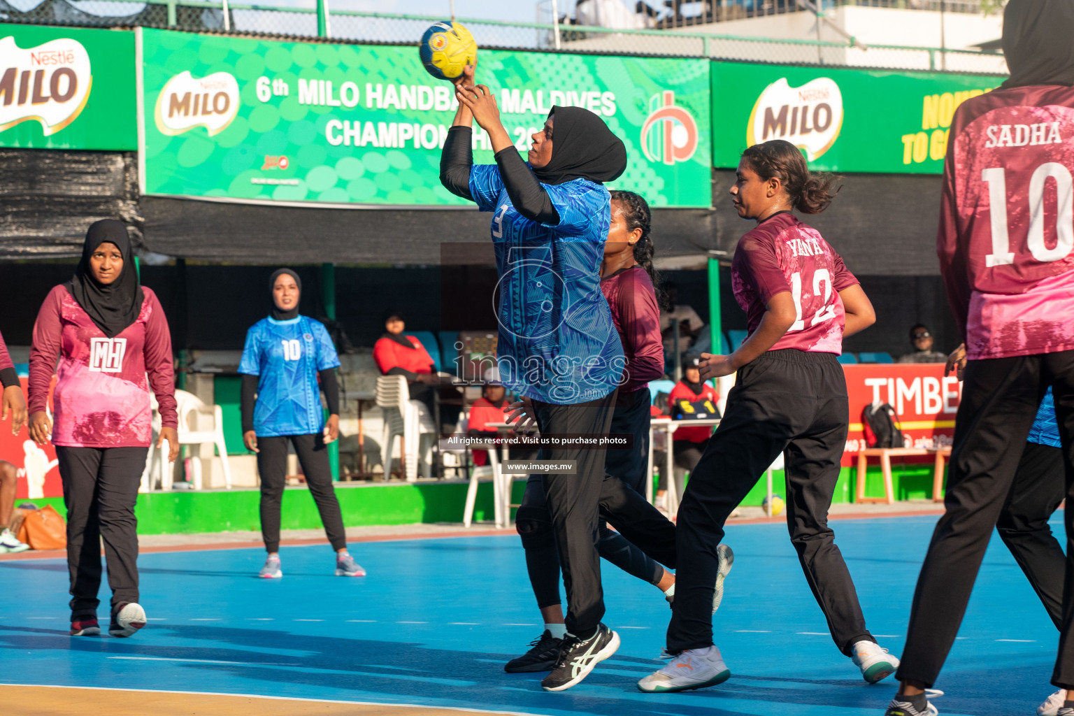 Day 10 of 6th MILO Handball Maldives Championship 2023, held in Handball ground, Male', Maldives on 29th May 2023 Photos: Nausham Waheed/ Images.mv