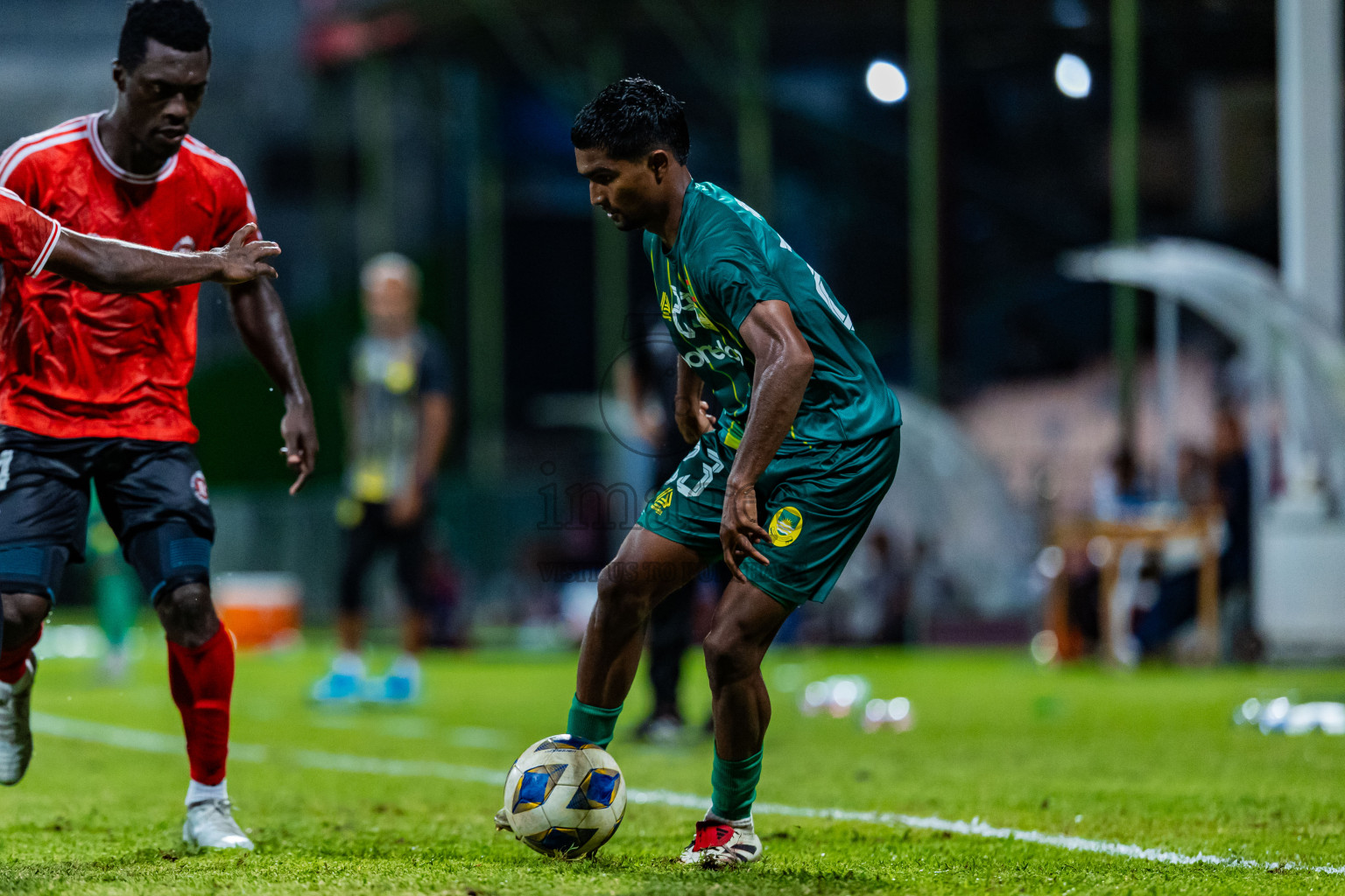 Maziya Sports & Recreation vs TC Sports Club in Dhivehi Premier League 2025/26 held in National Football Stadium, Male', Maldives on Wednesday, 24th September 2025. Photos: Areef Adam / Images.mv