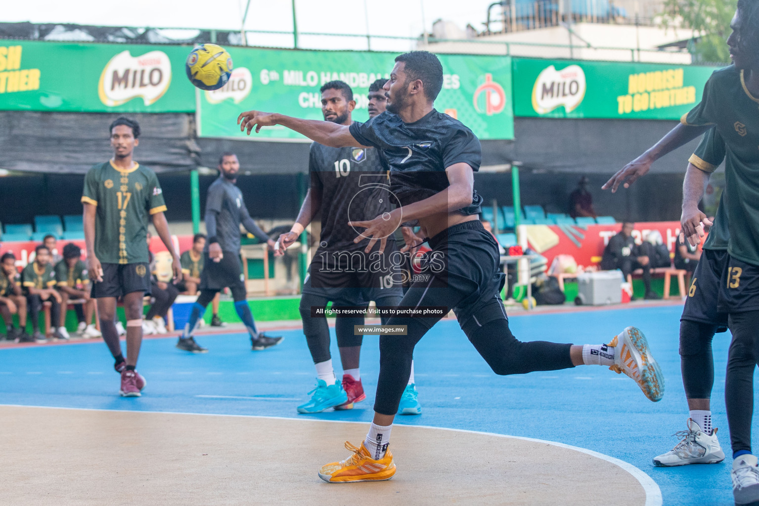 Day 5 of 6th MILO Handball Maldives Championship 2023, held in Handball ground, Male', Maldives on Friday, 24th May 2023 Photos: Shuu Abdul Sattar/ Images.mv