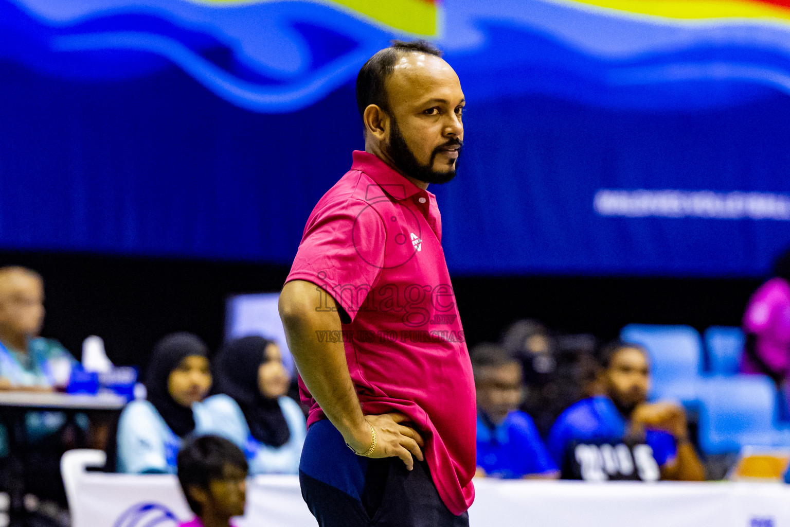 Sri Lanka vs Maldives in Semi Final of CAVA U20 Woman's Volleyball Championship 2024 was held in Social Center, Male', Maldives on 22nd July 2024. Photos: Nausham Waheed / images.mv