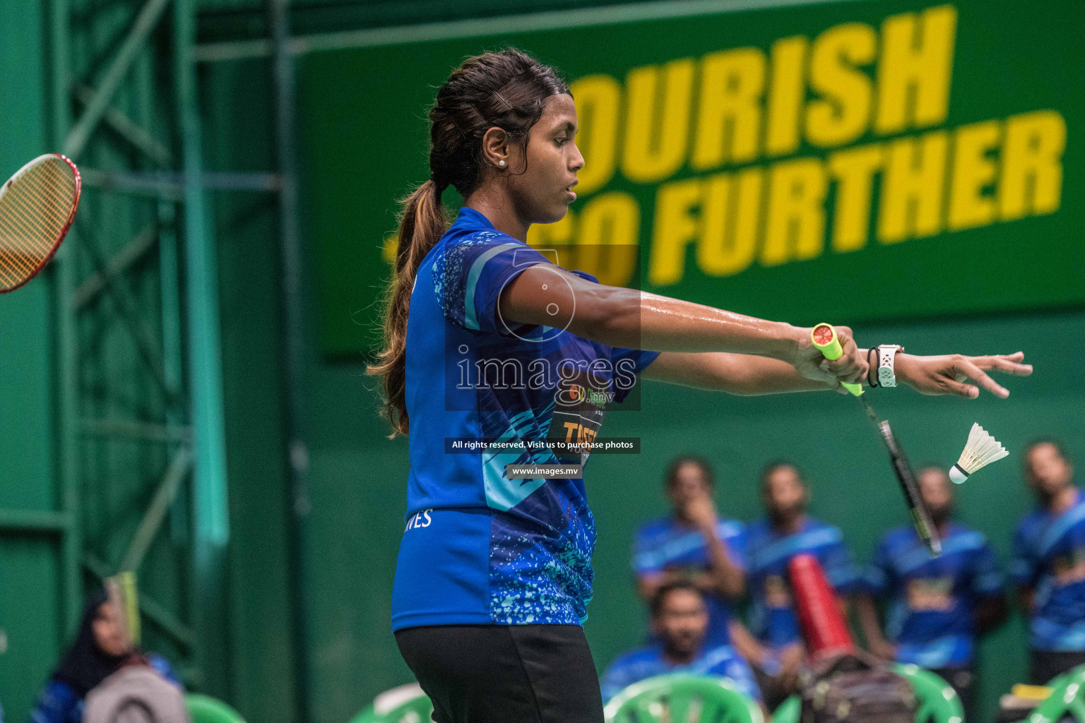 Day 2 of Badminton association mixed group championship 2021 held in Male', Maldives Photos by Nausham Waheed