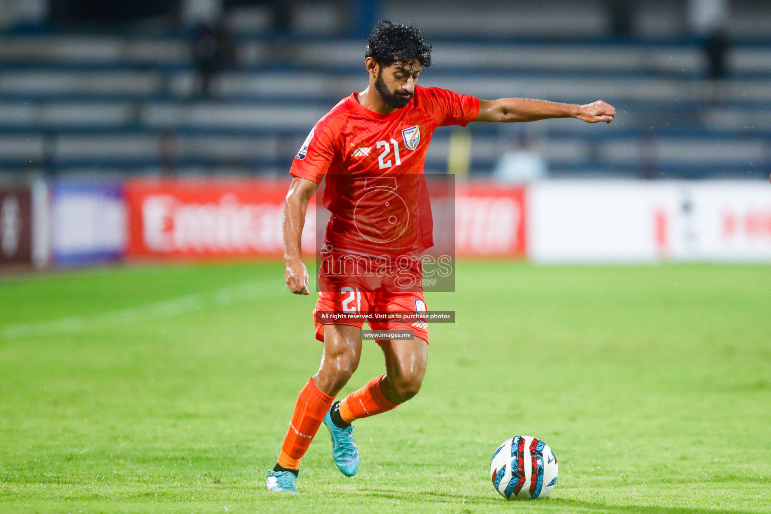 Nepal vs India in SAFF Championship 2023 held in Sree Kanteerava Stadium, Bengaluru, India, on Saturday, 24th June 2023. Photos: Hassan Simah / images.mv