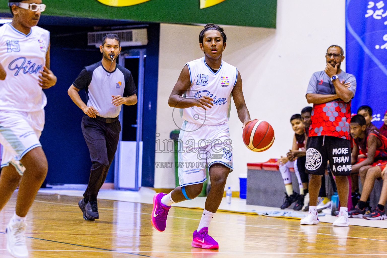 Iskandhar School vs Finland International School in Under 13 Boys Final of Junior Basketball Championship 2024 was held in Social Center, Male', Maldives on Sunday, 15th December 2024. Photos: Nausham Waheed / images.mv