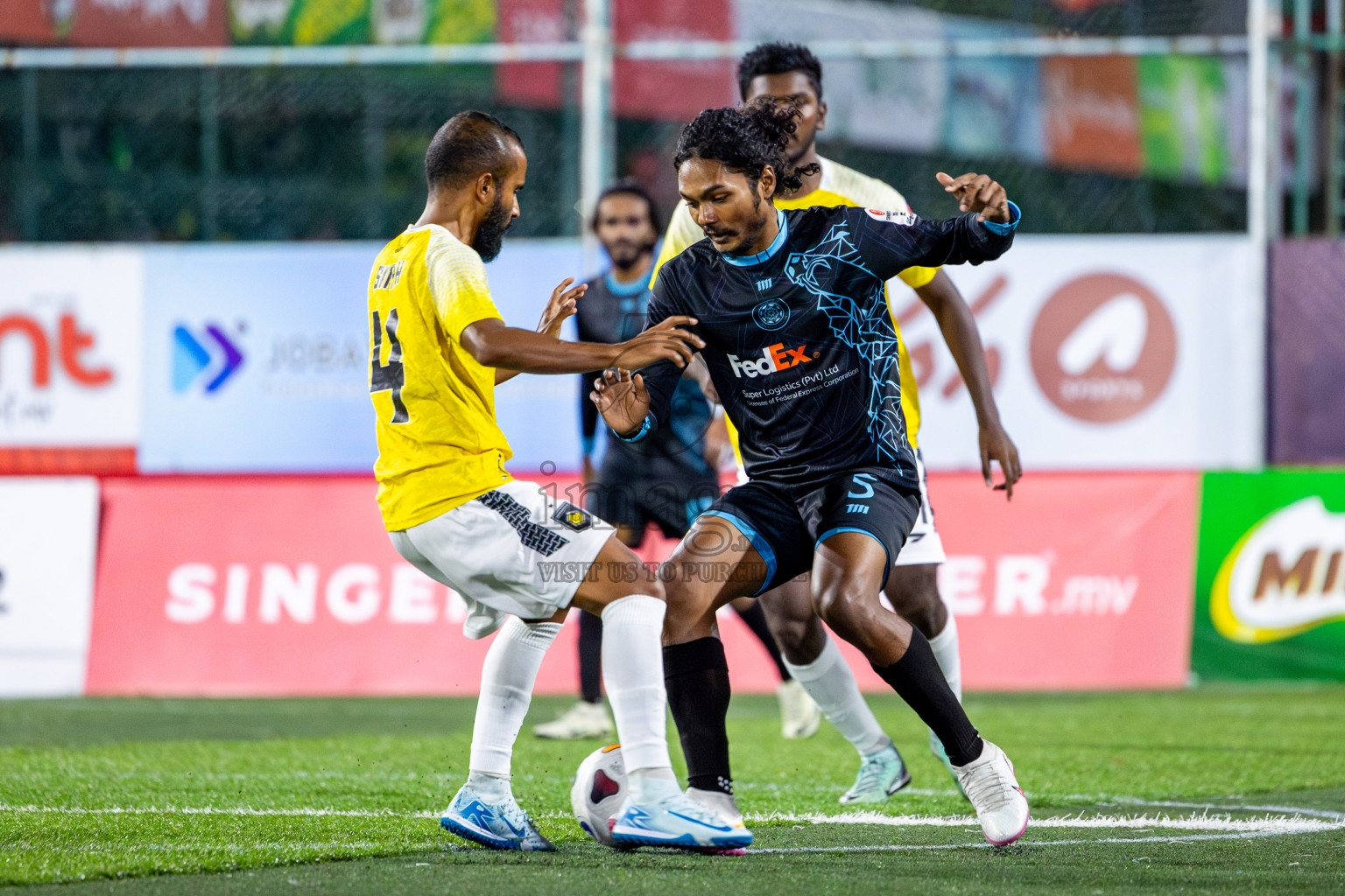 RRC vs Club TTS in Round of 16 of Club Maldives Cup 2024 held in Rehendi Futsal Ground, Hulhumale', Maldives on Tuesday, 8th October 2024. Photos: Nausham Waheed / images.mv