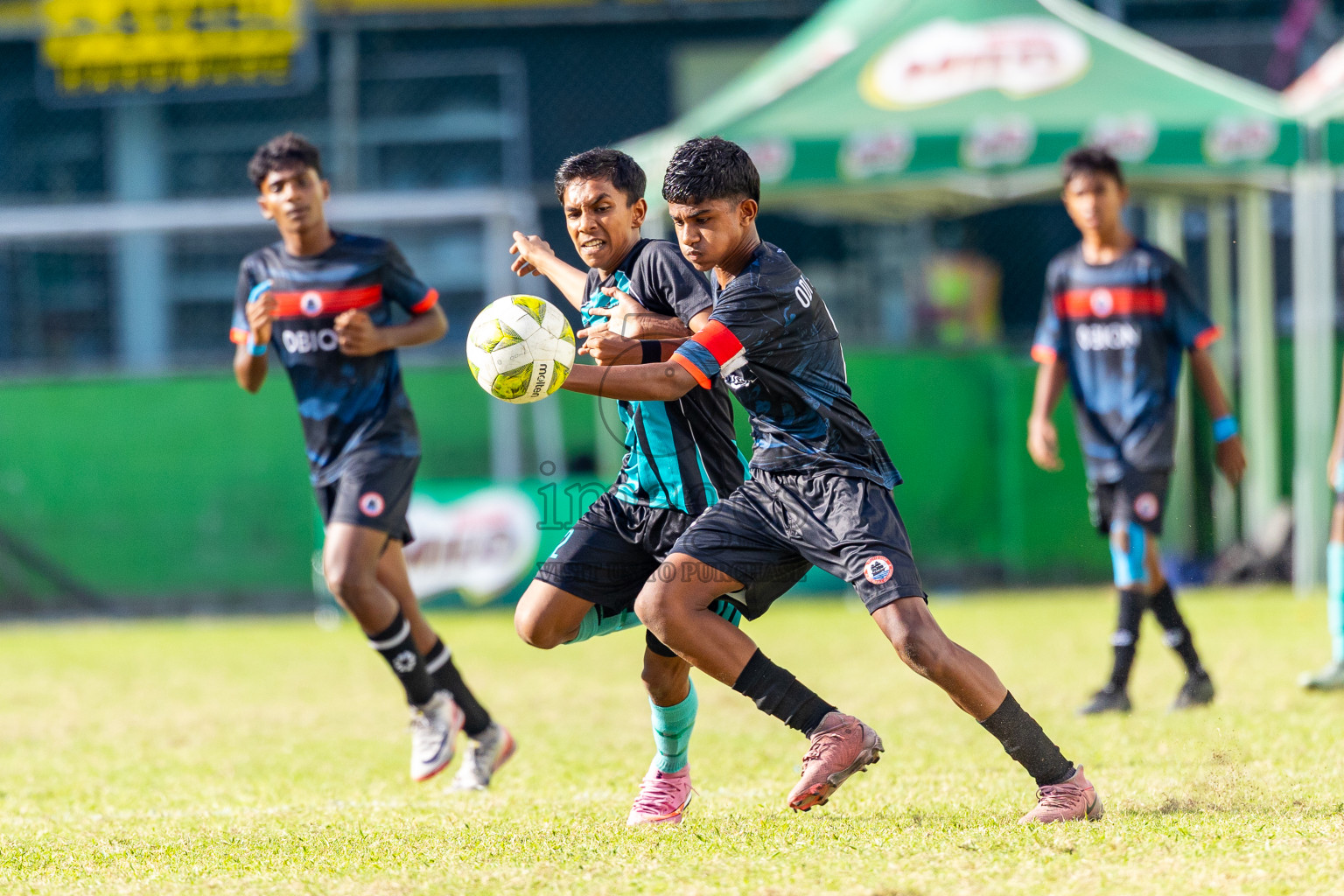 Day 5 of MILO Academy Championship 2025 (U14) was held on Monday, 3rd November 2025 at Henveiru Football Grounds, Male', Maldives . 

Photos: Mohamed Mahfooz Moosa / images.mv