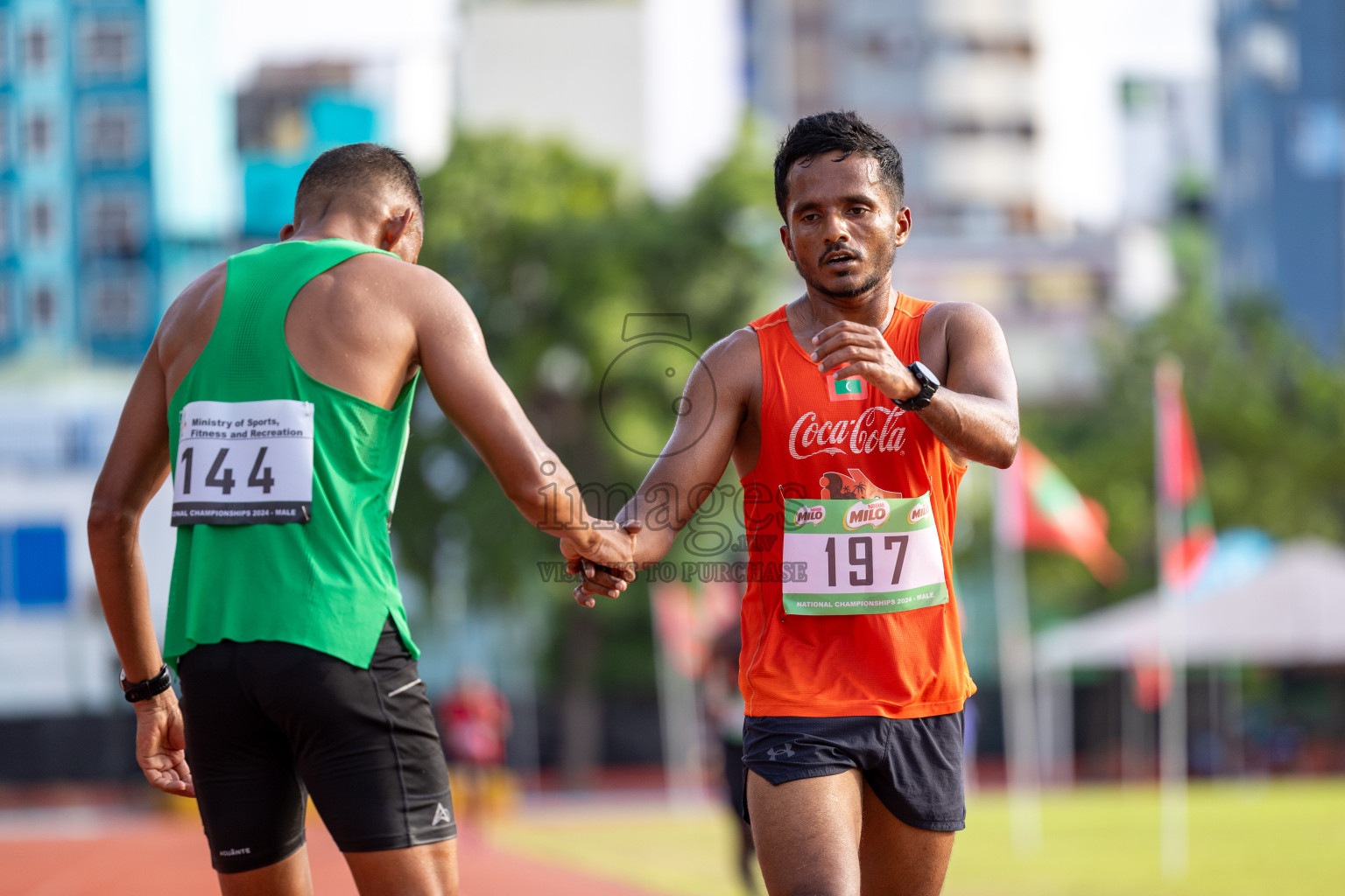 Day 3 of 33rd National Athletics Championship was held in Ekuveni Track at Male', Maldives on Saturday, 7th September 2024.
Photos: Suaadh Abdul Sattar / images.mv